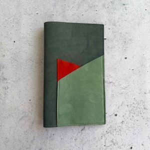 Jungle green double pocket - S.Travelers notebook