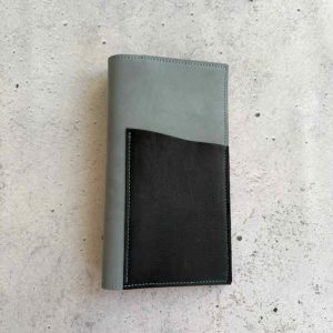 Sky blue nubuck & Buttery navy - S.Travelers notebook