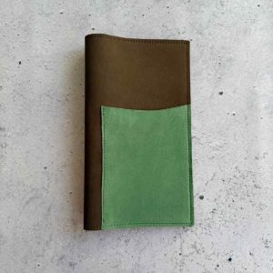 Mushroom nubuck & Eucalyptus - S.Travelers notebook