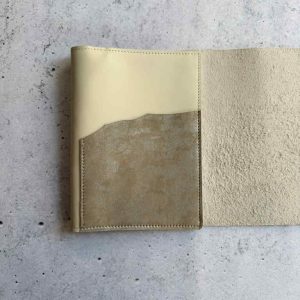 Luxury nude trifold - B6 leather folio