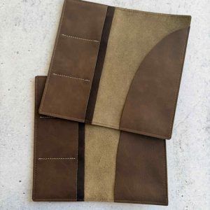 Brown wallet insert - Weeks size