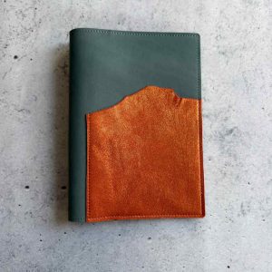 Agave nubuck & Sparkly orange - A5 TN
