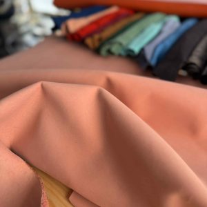 Rose nubuck leather planner cover